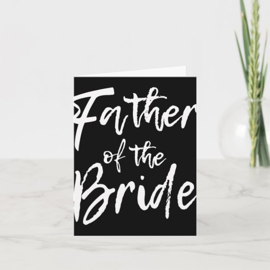 Carte Fête De Mariée Pour Le Père De Famille Du Bri (Devant)