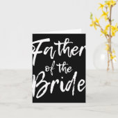 Carte Fête De Mariée Pour Le Père De Famille Du Bri (Fleur jaune)