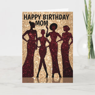 Carte Fête de mode chic et clinquant