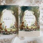 Carte Fête de naissance en forêt : l'aventure commence !