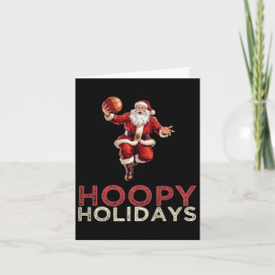 Carte Fête de Noël Basketball Père Noël 1