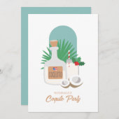 Carte Fête de Noël Coquito (Devant / Derrière)