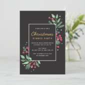 Carte Fête de Noël des Berries d'hiver (Debout devant)