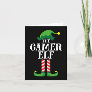 Carte Fête de Noël du groupe Elf Matching Family