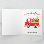 Carte Fête de Noël 🎄 photo personnalisée (Intérieur)