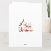 Carte Fête de Noël 🎄 photo personnalisée (Dos)