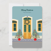 Carte Fête de Noël Portugais Maison (Devant)