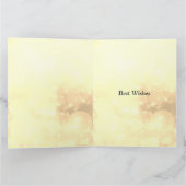 Carte Fête de novembre Topaz Salutation (Intérieur)