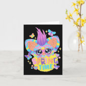 Carte Fête de Pâques (Fleur jaune)