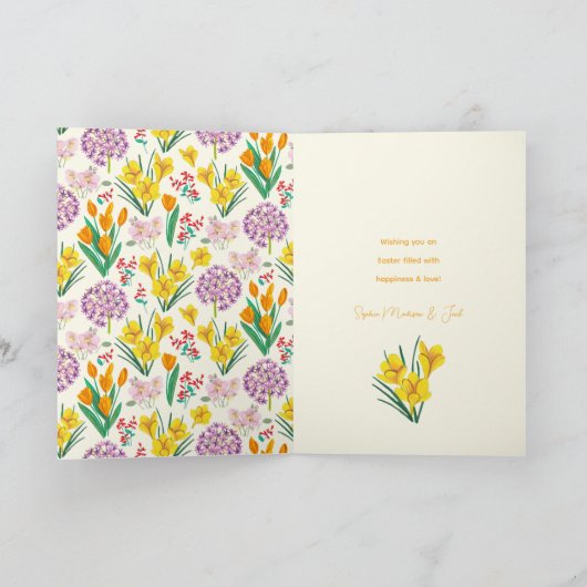 Carte Fête de Pâques (Intérieur)