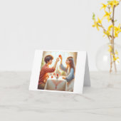 Carte Fête de Pâques de Tsougrisma (Fleur jaune)