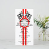 Carte Fête de Performance Suralimentée Personnalisée (Debout devant)