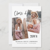 Carte Fête de remise de diplômes en terre cuite géométri (Devant)