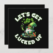 Carte fête de saint patrick (Devant / Derrière)