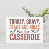 Carte Fête de Thanksgiving (Debout devant)