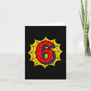 Carte Fête de thème Sder pour enfants 6 ans pour garçons