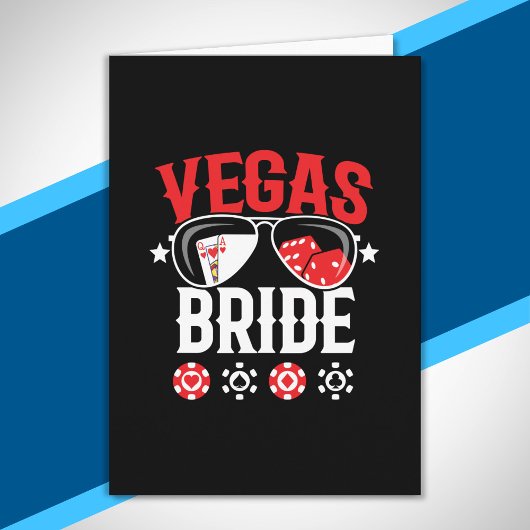 Carte Fête de Vegas Wedding
