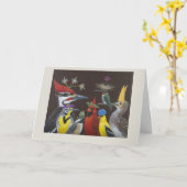 Carte Fête de Woody (Fleur jaune)