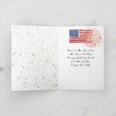 Carte Fête des 250 ans de l'Amérique (Intérieur)