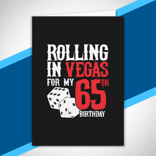 Carte Fête des 65 ans à Las Vegas - En roulant à Vegas