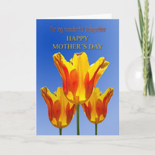 Carte Fête des baby-sitters, tulips full of sunshine
