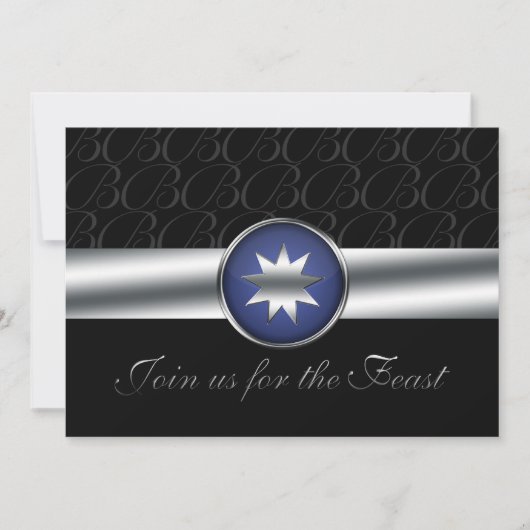 Carte Fête des Baha'is (Devant)