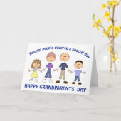 Carte Fête des grands-parents (Fleur jaune)