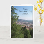 Carte Fête des grands-parents (Fleur jaune)