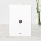 Carte Fête des grands-parents Doe & Fawn (Dos)