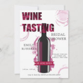 Carte Fête des mariées de dégustation de vins bordelais (Devant)
