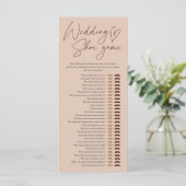 Carte Fête des mariées de jeu de chaussures Mariage café (Debout devant)