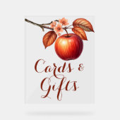 Carte Fête des mariées et cadeaux Apple Fall (Recto)