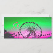 Carte Fête des mariées Festival d'été moderne Fling (Dos)