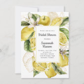 Carte Fête des mariées Luscieuse de citrons (Devant)