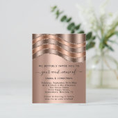 Carte Fête des mariées Mariage de code QR Anniversaire R (Debout devant)