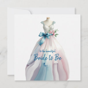 Carte Fête des mariées Mariage robe mariée à être