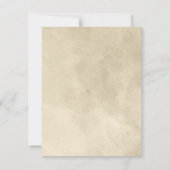 Carte Fête des mariées Merci Champagne Peonies (Dos)