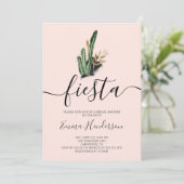 Carte Fête des mariées mexicaine Fiesta (Debout devant)