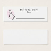 Carte Fête des mariées personnalisée (Devant & derrière)