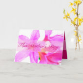 Carte Fête des mères (Fleur jaune)