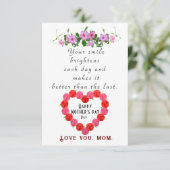 Carte Fête des mères (Debout devant)