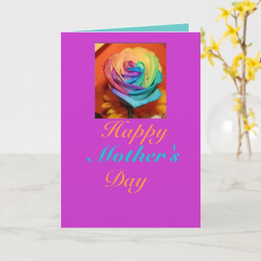 Carte Fête des mères (Fleur jaune)