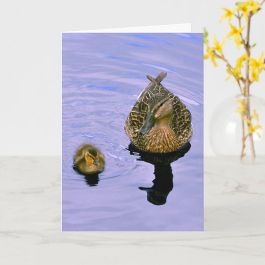 Carte Fête des mères (Fleur jaune)