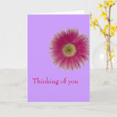 Carte Fête des mères (Fleur jaune)