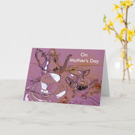 Carte Fête des mères (Fleur jaune)