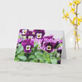 Carte Fête des Mères (Fleur jaune)