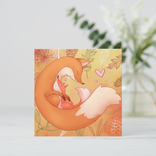 Carte Fête des Mères (Debout devant)