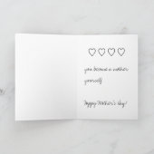 Carte Fête des mères (Intérieur)