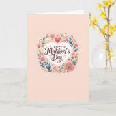 Carte Fête des Mères (Fleur jaune)