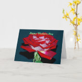 Carte Fête des mères (Fleur jaune)